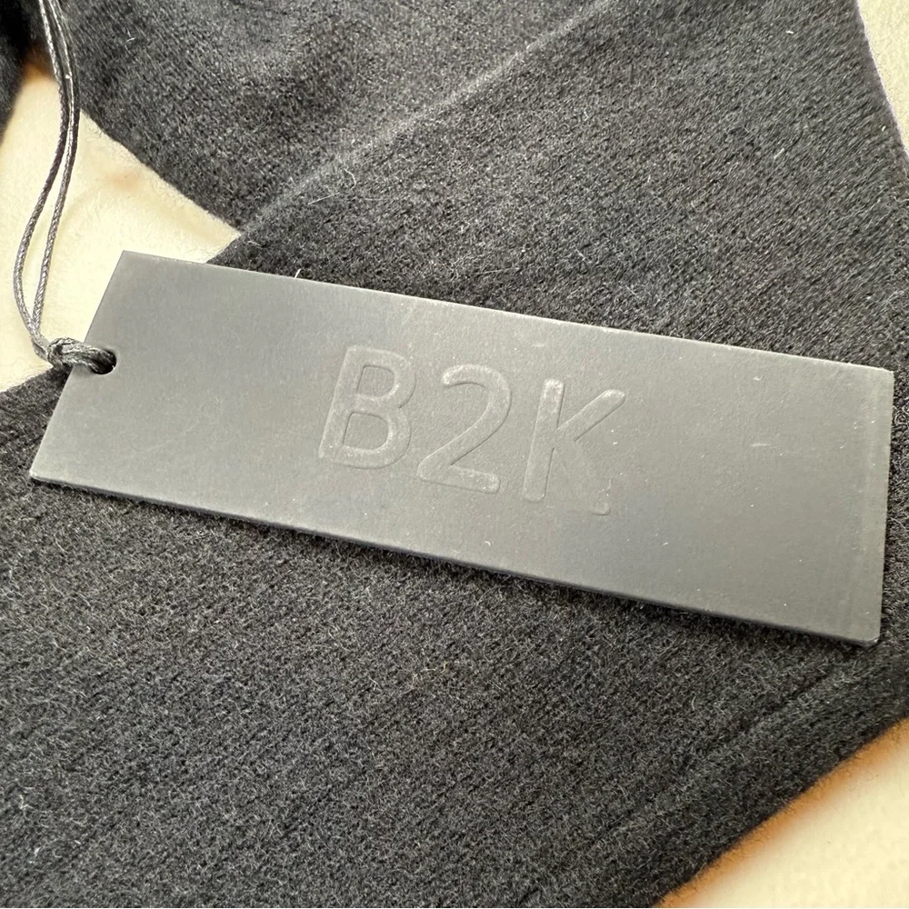 Born2Kreate‎ Black Turtle Neck 100% Cashmere Sweater - Picture 6 of 8